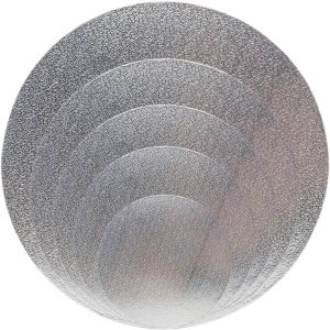 Paquete de 5 tablas para tartas, 4, 6, 8, 10, 12 pulgadas, círculos redondos para tartas, 1 de cada tamaño, juego para decoración de pasteles de Paquete de 5 tablas para tartas, 4, 6, 8, 10, 12 pulgadas, círculos redondos para tartas, 1 de cada tamaño, juego para decoración de pasteles de