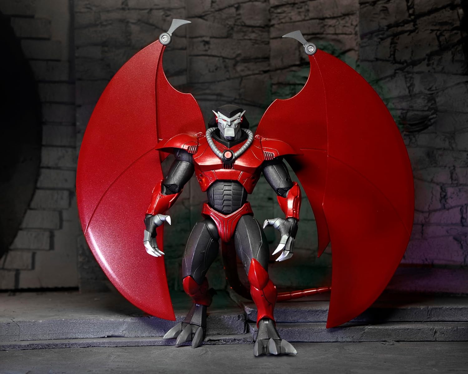 NECA – Gárgolas – Figura de acción a escala de 7 pulgadas – Figura blindada definitiva de David Xanatos