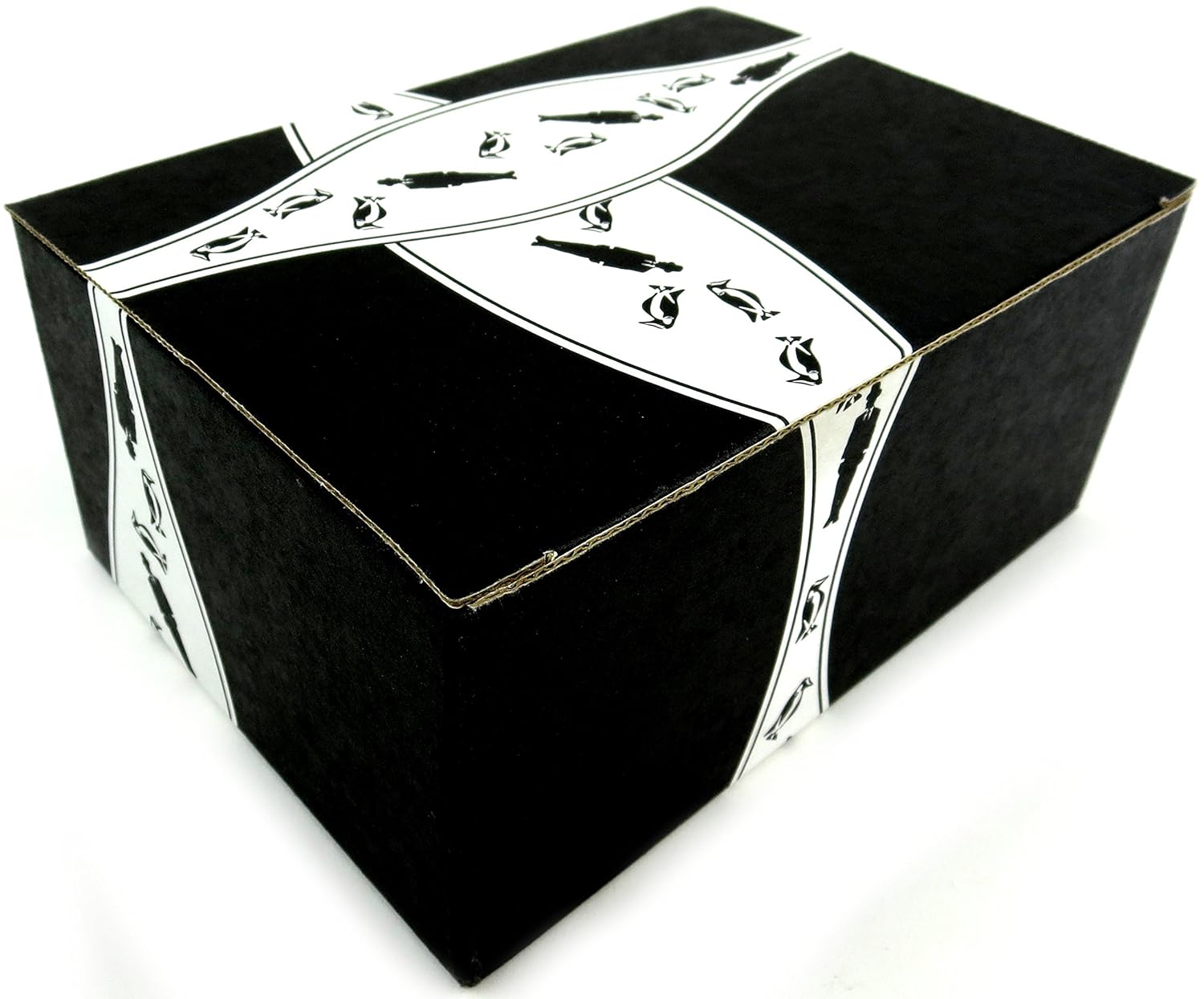 Azúcar de perlas suecas de Cuckoo Luckoo Confections, bolsa de 2 libras en una caja de corbata negra