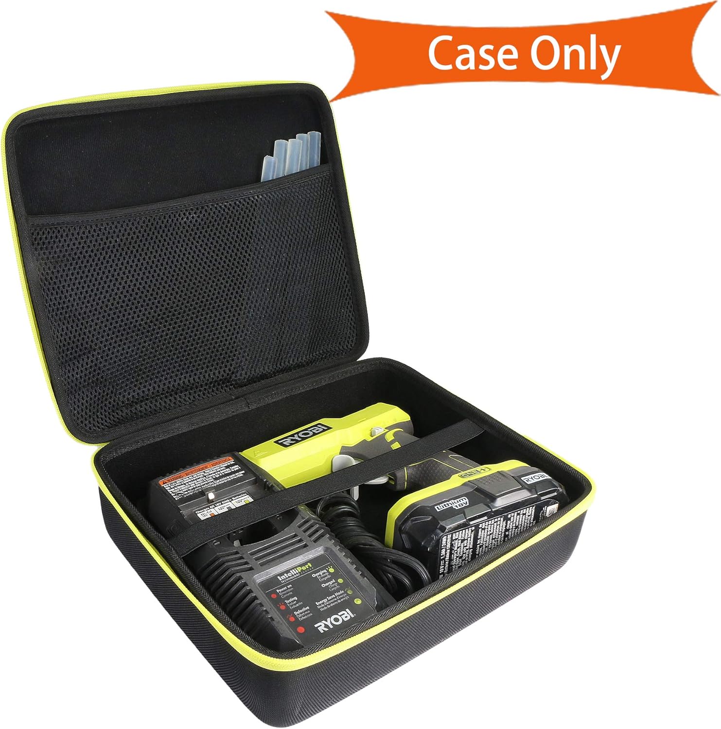 Aenllosi Estuche rígido compatible con pistola de pegamento Ryobi P305