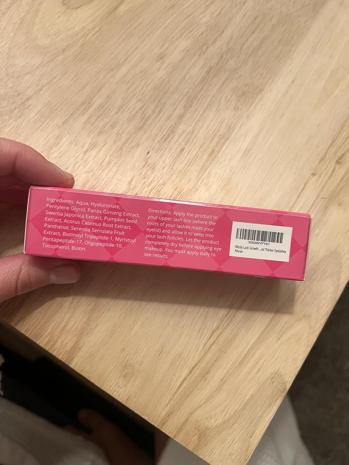 Suero de crecimiento de pestañas para pestañas más largas y gruesas (0.1 fl oz)