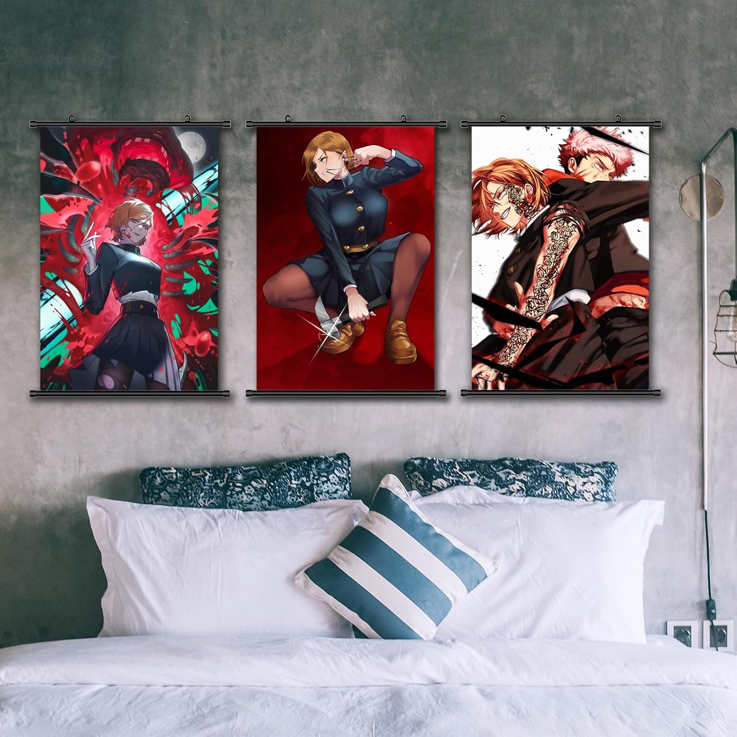Póster de anime para Satoru Gojo  Impresiones de tela artísticas de alta calidad con temática de anime japonés para colgar en la pared (16 x 24