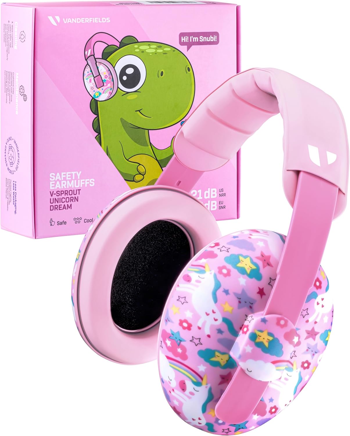 Vanderfields Auriculares con cancelación de ruido para bebés, niños pequeños, bebés de 3 meses a 2 años