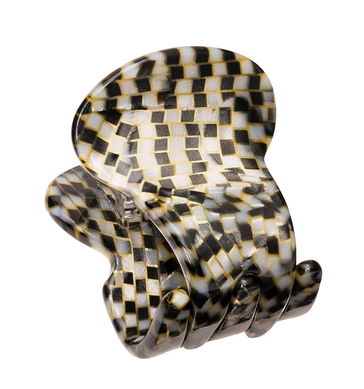 France Luxe Mini Mandíbula Oval – Clásico – Opera Silver