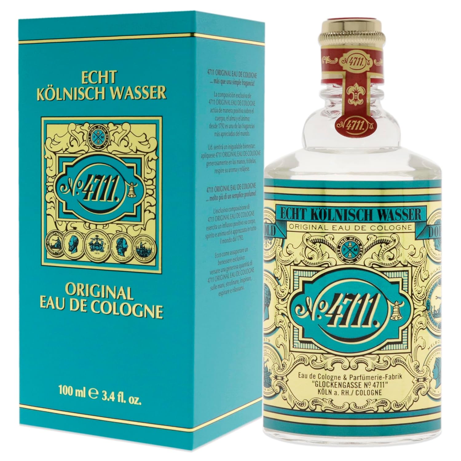 4711 Muelhens Edc para hombre 3.4 onzas  3.4 fl oz, 3.4 onzas líquidas