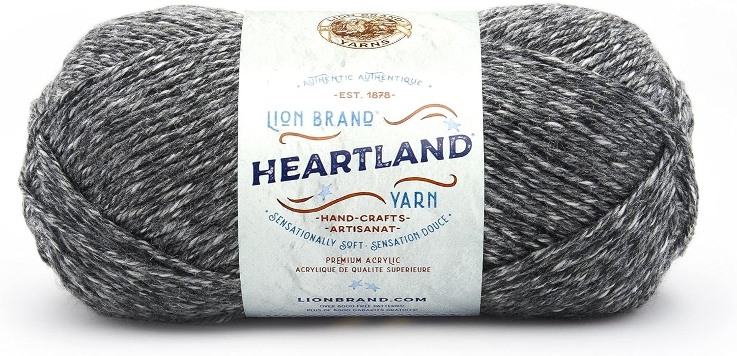 Lion Brand Yarn Heartland – Ovillo de hilo, Grandes Montañas Humeantes, 1 cadejo