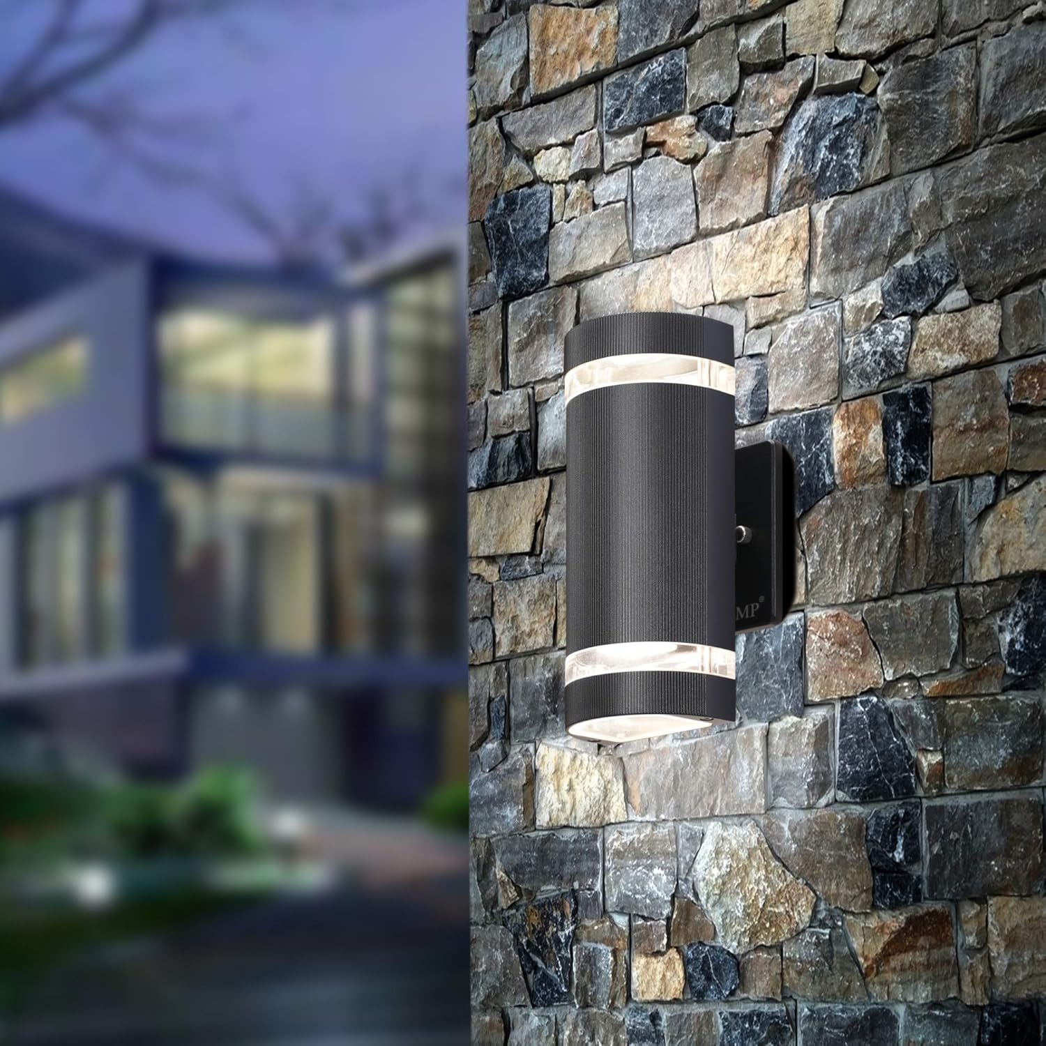 Luces LED de pared para exteriores, arriba y abajo.