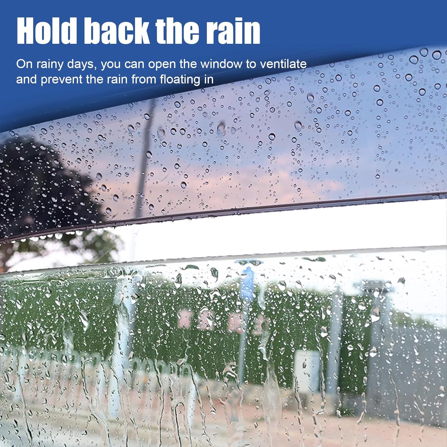 in Channel Ventvisor – Protectores de lluvia compatibles con Toyota Highlander 2020-2023  Viseras de protección contra la lluvia de ventana en el