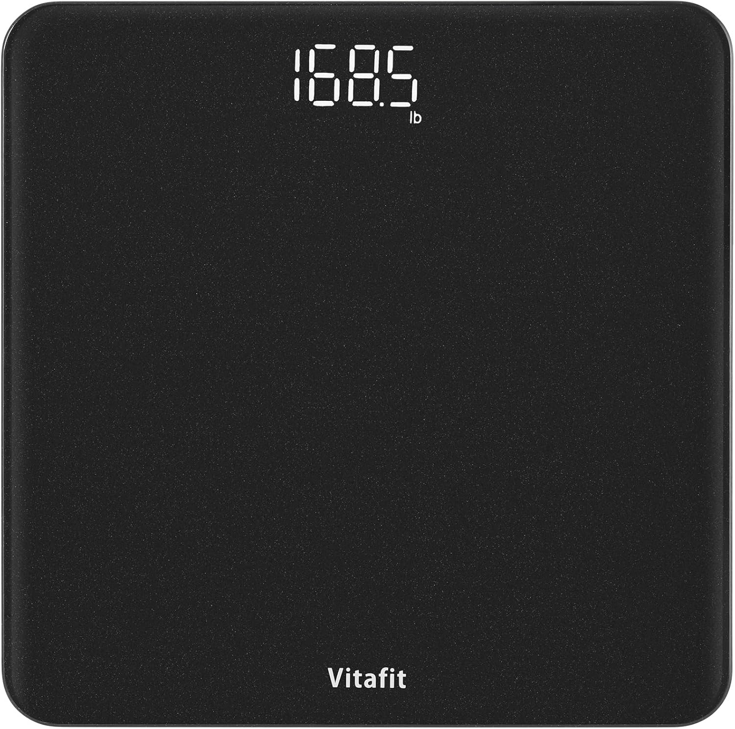 Vitafit Báscula digital de baño para peso corporal, pesaje profesional desde 2001, pantalla LED transparente y pasador, 3 pilas AAA incluidas, 400