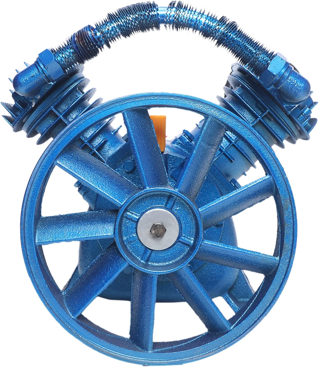 Cabezal de bomba de compresor de aire de doble cilindro de 4 KW (5.5HP), reemplazo de la bomba del compresor de aire, 175 PSI (1.16Mpa) Bomba de