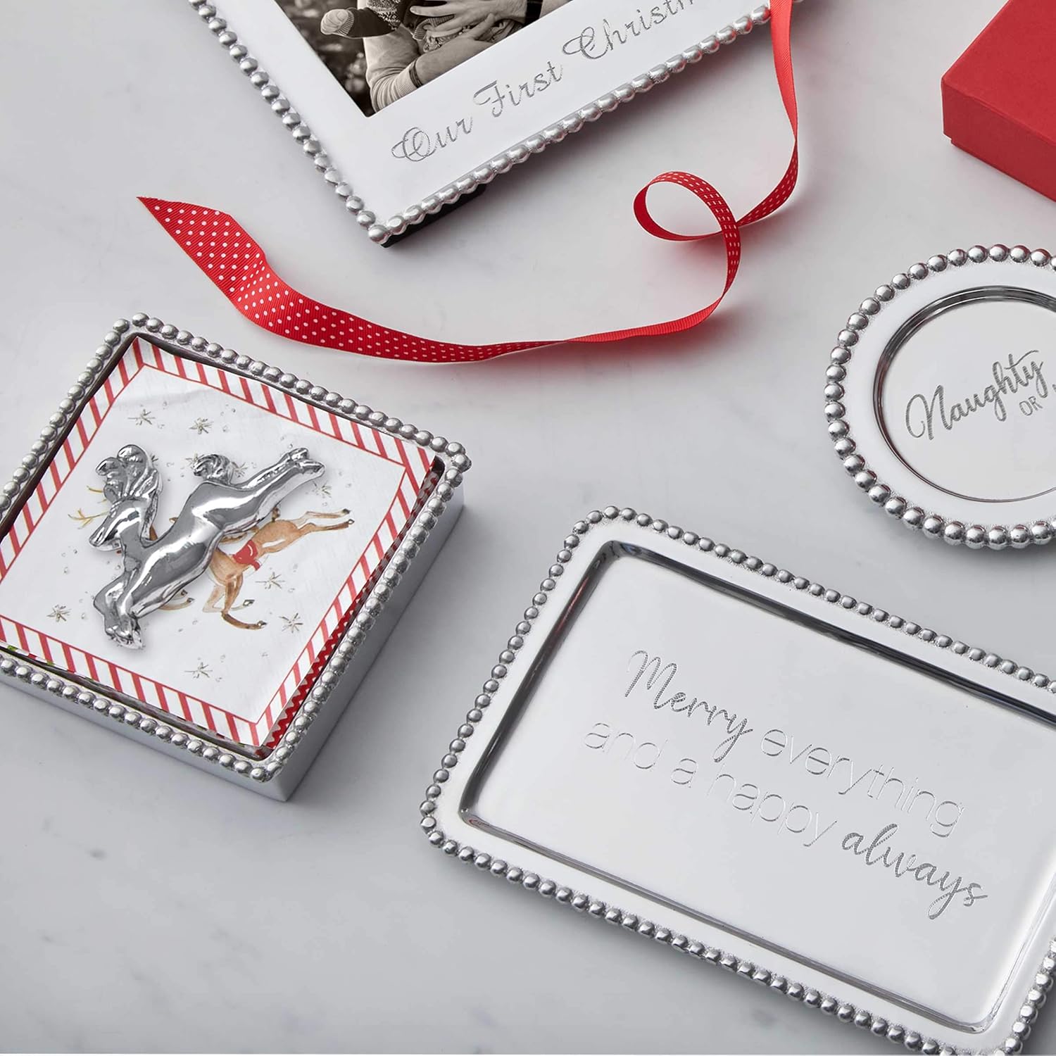 MARIPOSA Servilleteros navideños Leaping Reindeer (2680-C)