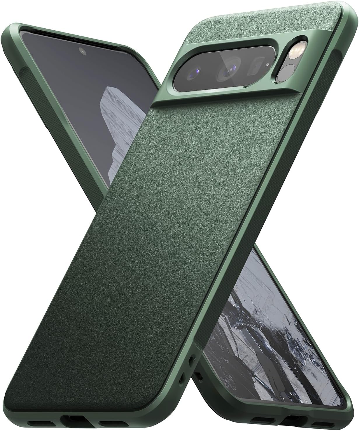 Ringke Onyx Se siente bien en la mano Compatible con Google Pixel 8 Pro, tecnología antihuellas que evita manchas grasas, agarre mejorado