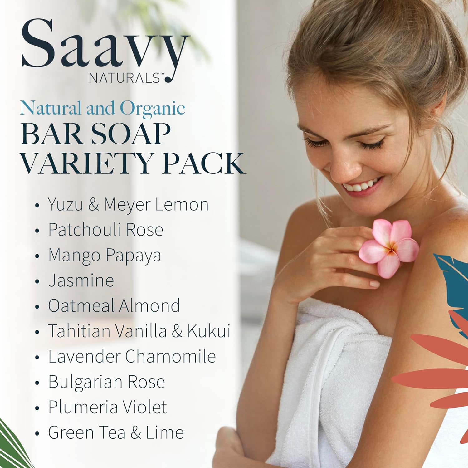 Saavy Naturals Juego de jabón en forma de corazón, barra de jabón natural orgánica perfumada, gel de baño y barra de jabón vegana natural, barra de
