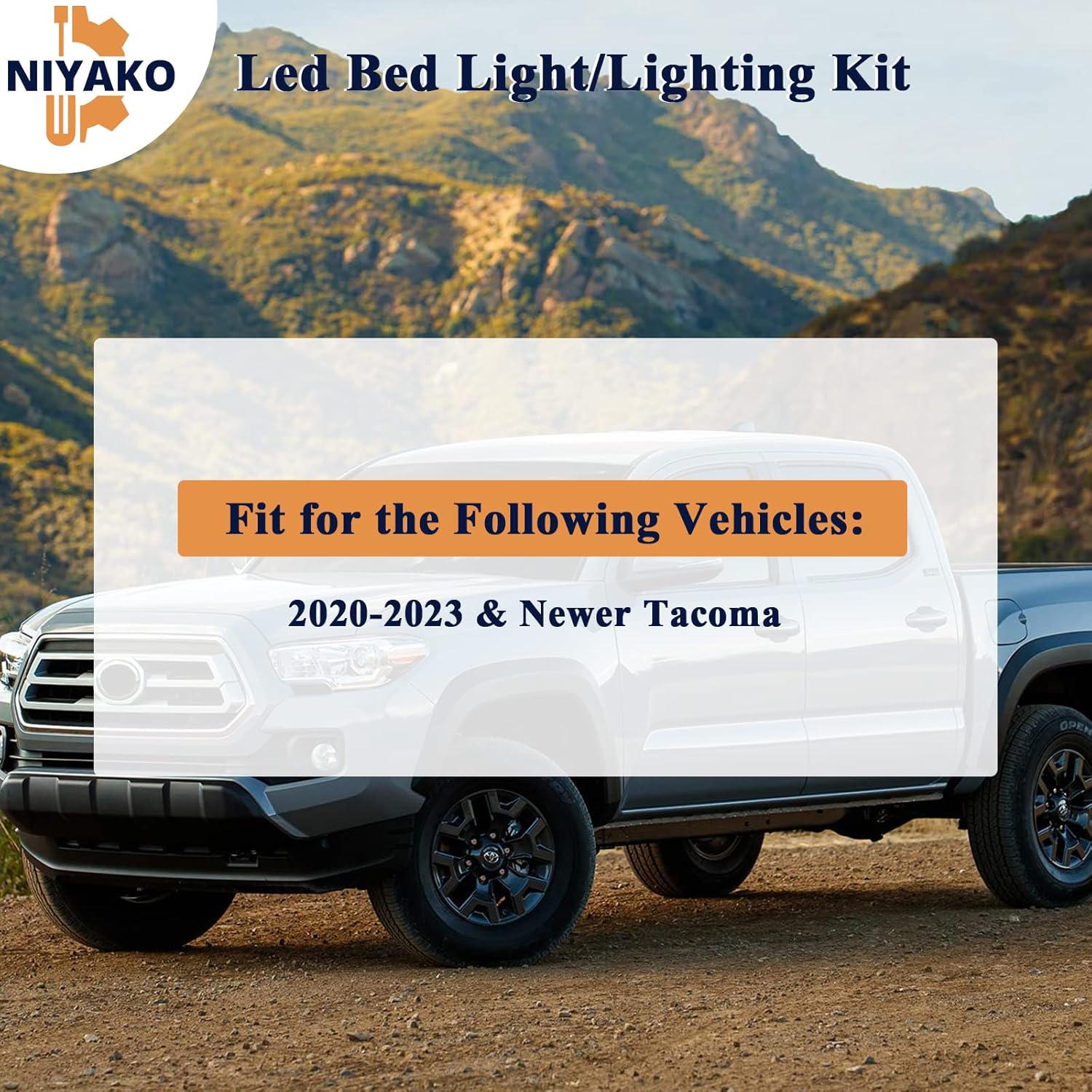 Niyako Kit de luz de camailuminación de repuesto # PT857-35200 90080-87026 84267-0C020 Fit 2020-2023 Tacoma