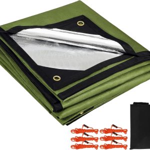 RedSwing Manta de supervivencia resistente, lona térmica de emergencia impermeable, manta reflectante multiusos aislada para todo tipo de clima, RedSwing Manta de supervivencia resistente, lona térmica de emergencia impermeable, manta reflectante multiusos aislada para todo tipo de clima,