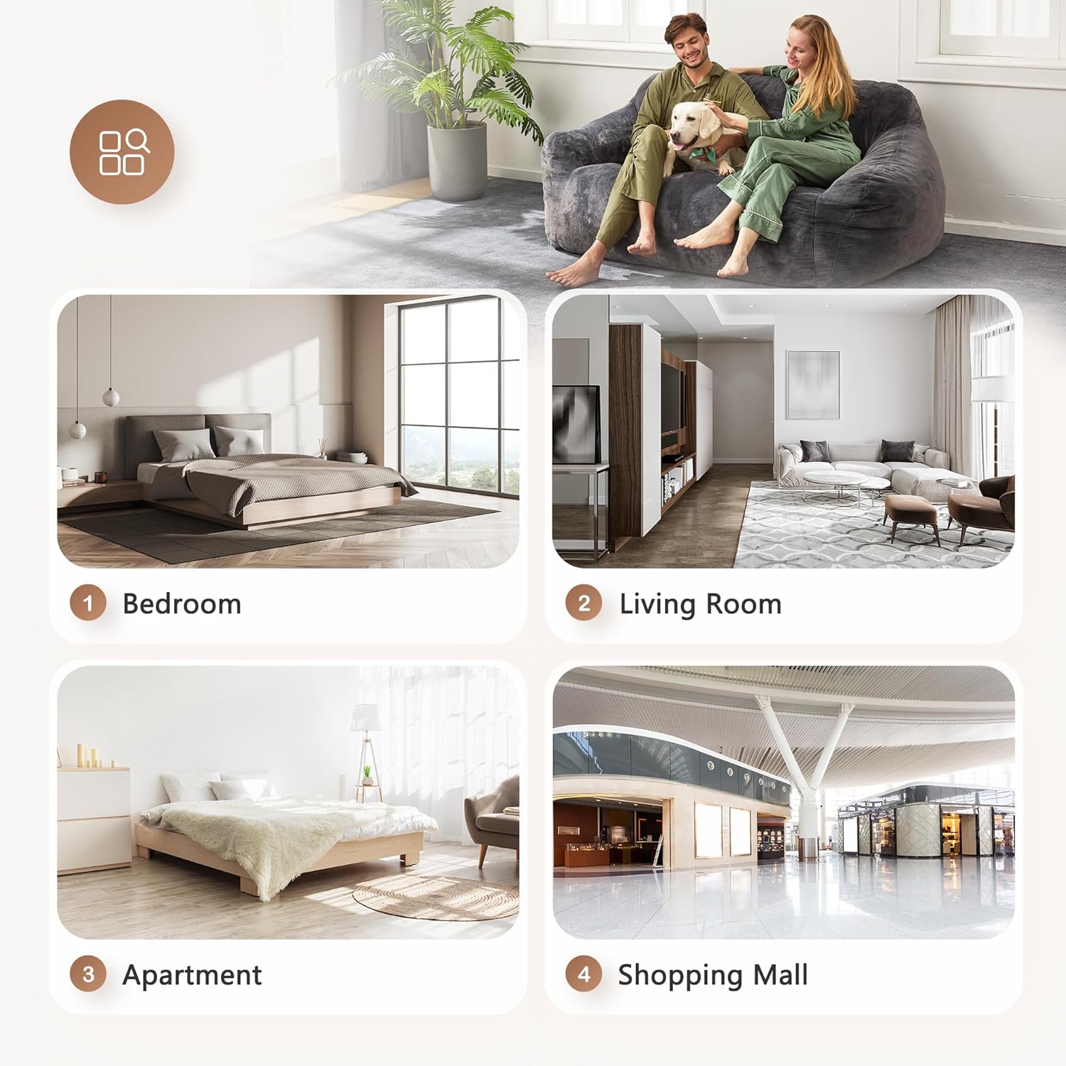 Homguava Sofá cama, futón con reposabrazos, sofá biplaza de 2 plazas, sofá cama suave de piel sintética, sofás pequeños para sala de estar,
