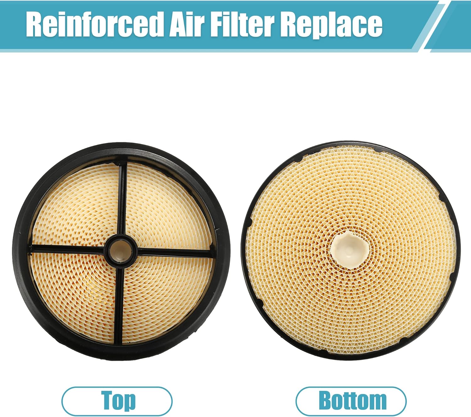 X AUTOHAUX Filtro de aire de motor de automóvil 25839611 para Chevrolet Silverado 2500 3500 HD 2006-2011 para GMC Sierra 2500 3500 HD 6.6L Diesel