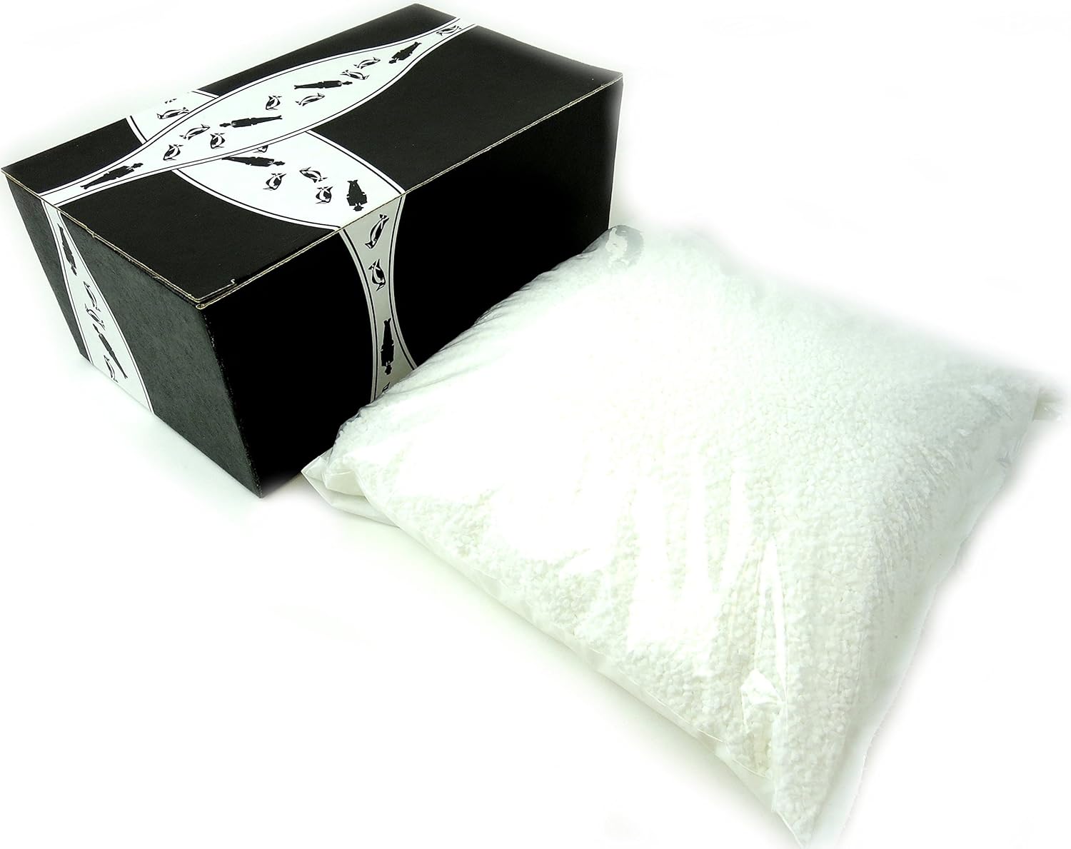 Azúcar de perlas suecas de Cuckoo Luckoo Confections, bolsa de 2 libras en una caja de corbata negra