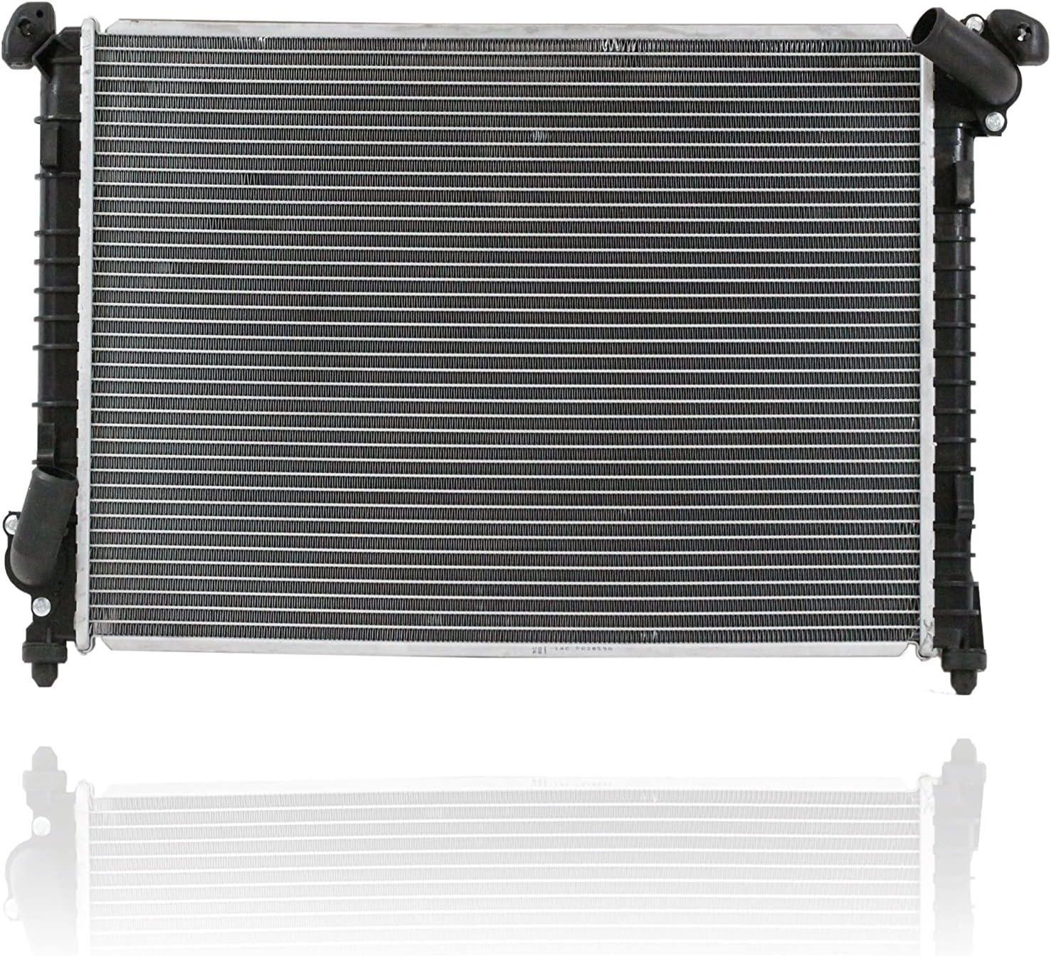 Pacific Best Inc. CompatibleReemplazo para 2859 02-08 Mini Cooper S Convertible Hatchback – Depósito de plástico, núcleo de aluminio