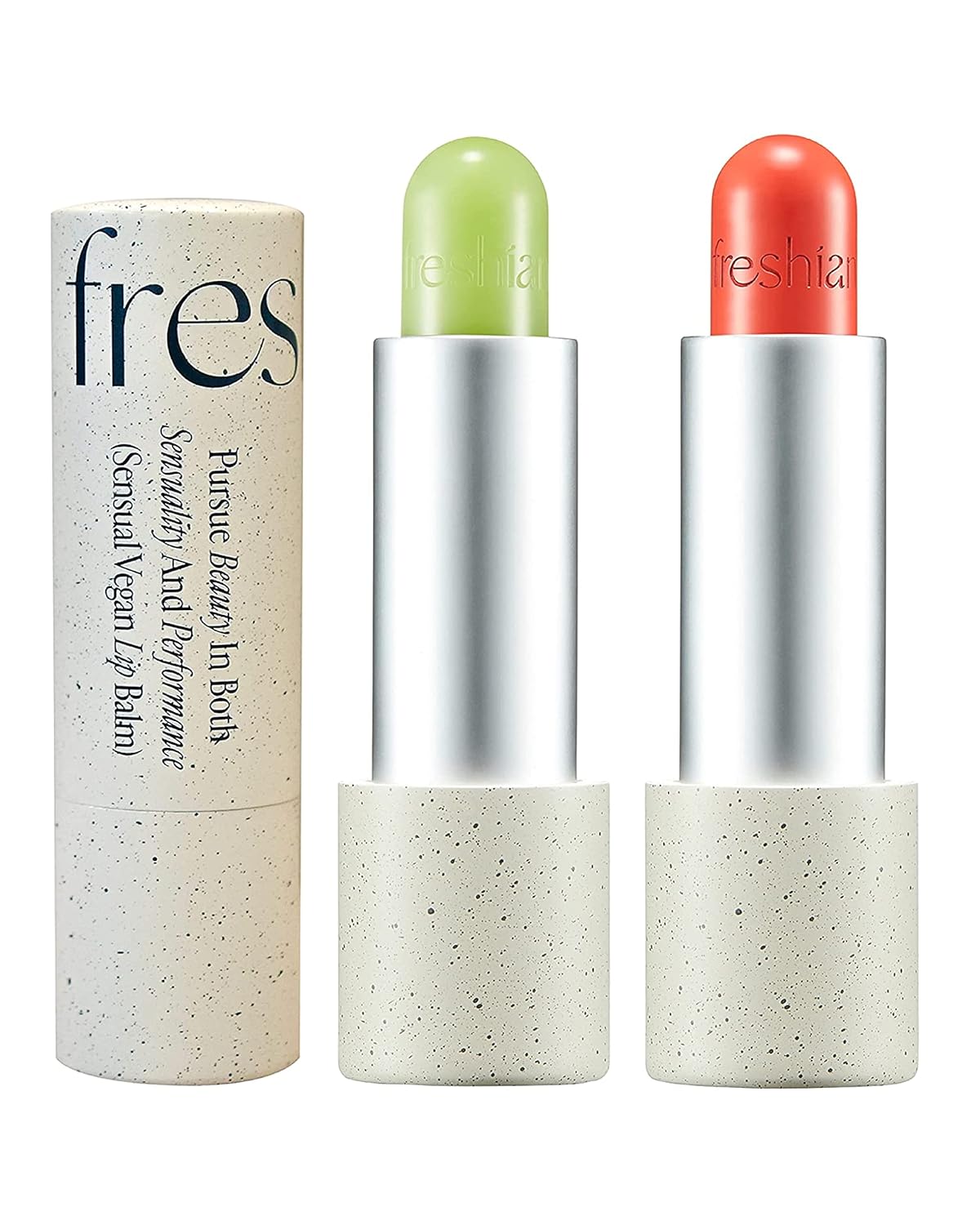 Freshian Sensual – Bálsamo labial vegano (Calmness + Terness, 0.12 onzas, paquete de 2)  Hidratar labios secos, agrietados y agrietados. Manteca de