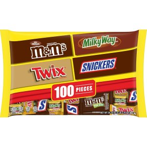 Mars, Chocolate Favorites Halloween Bars Candy Variety Mix 100 unidades, 34.74 onzas Mars, Chocolate Favorites Halloween Bars Candy Variety Mix 100 unidades, 34.74 onzas