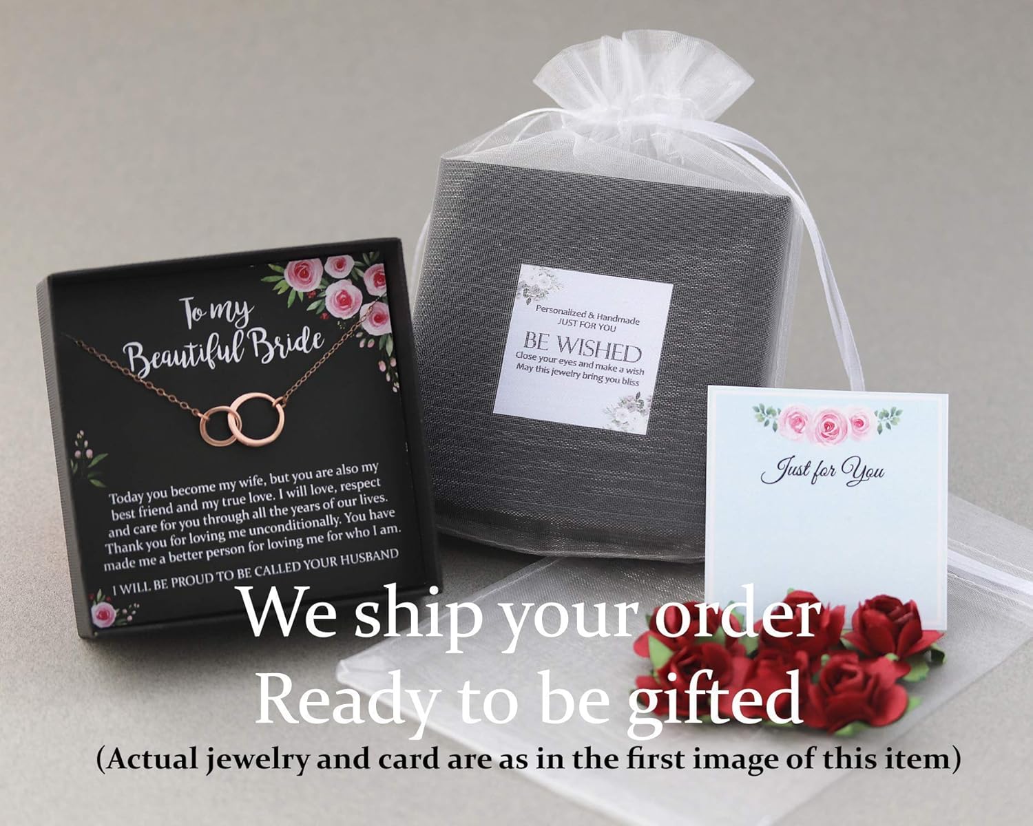 14K Rose Gold-filled Sympathy Gifts for Loss of Father, Memorial Gifts for Loss of Dad, Bereavement Gifts, Necklace with Meaningful Message