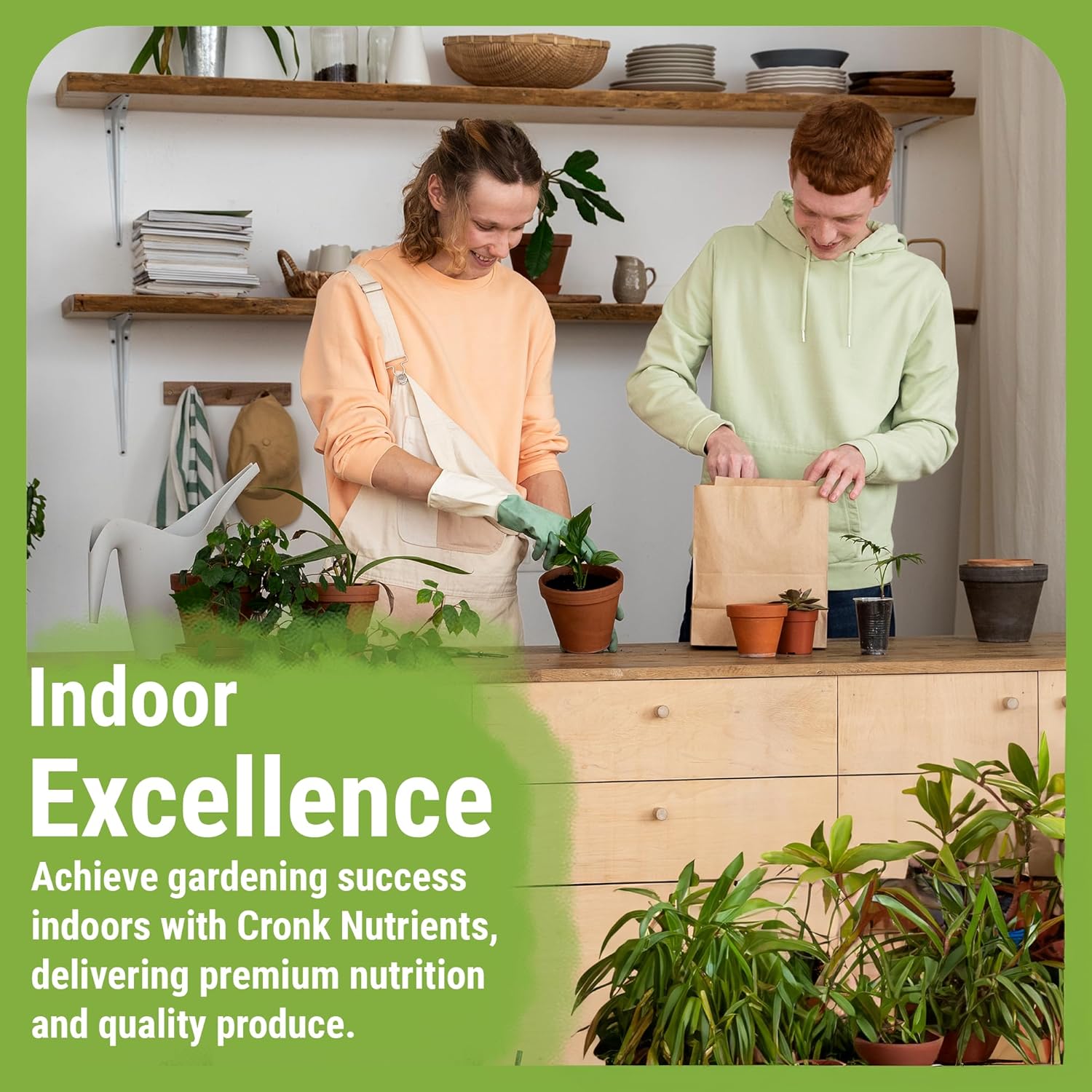 Cronk Grow Nutrientes hidropónicos  Fertilizante vegetal  Macro y Micro nutrientes para plantas de interior  Compatible con suelo y jardín