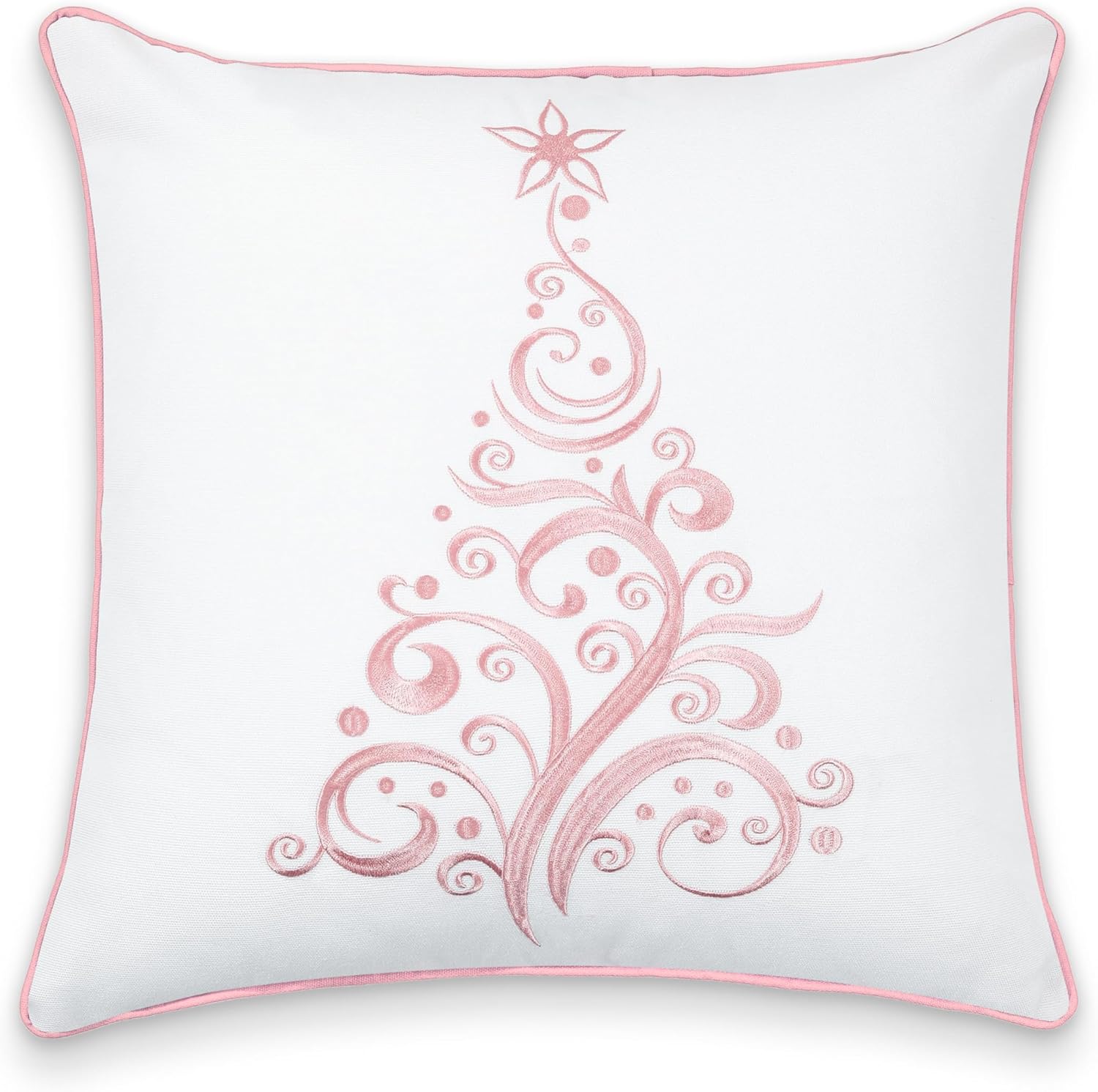 Hofdeco Premium Christams – Funda de almohada para patio costero para interiores y exteriores, 20 x 20 pulgadas, repelente al agua para patio