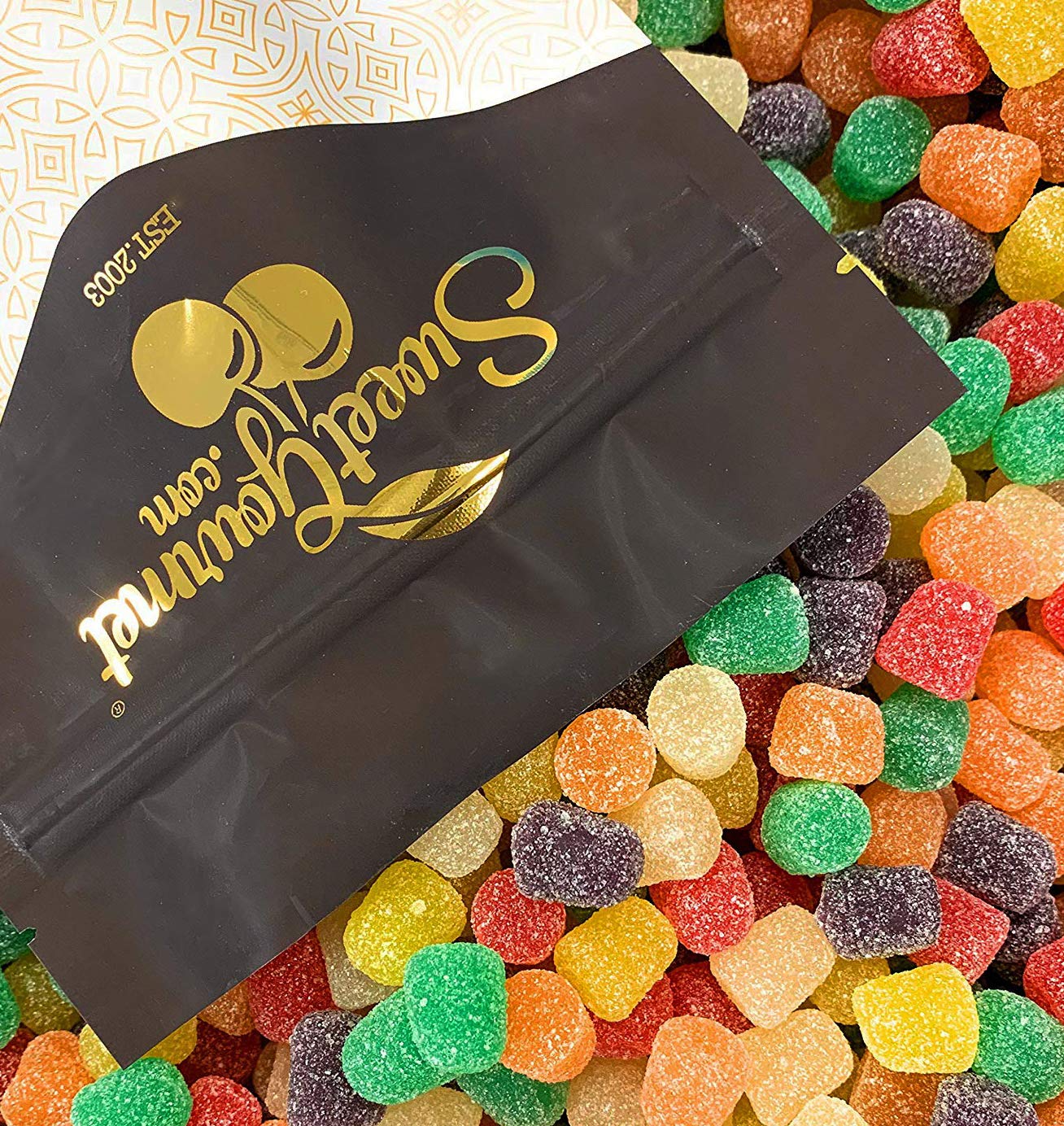 Spice Drops Candy Gumdrops a la antigua jalea caramelo bolsa de 1 libra
