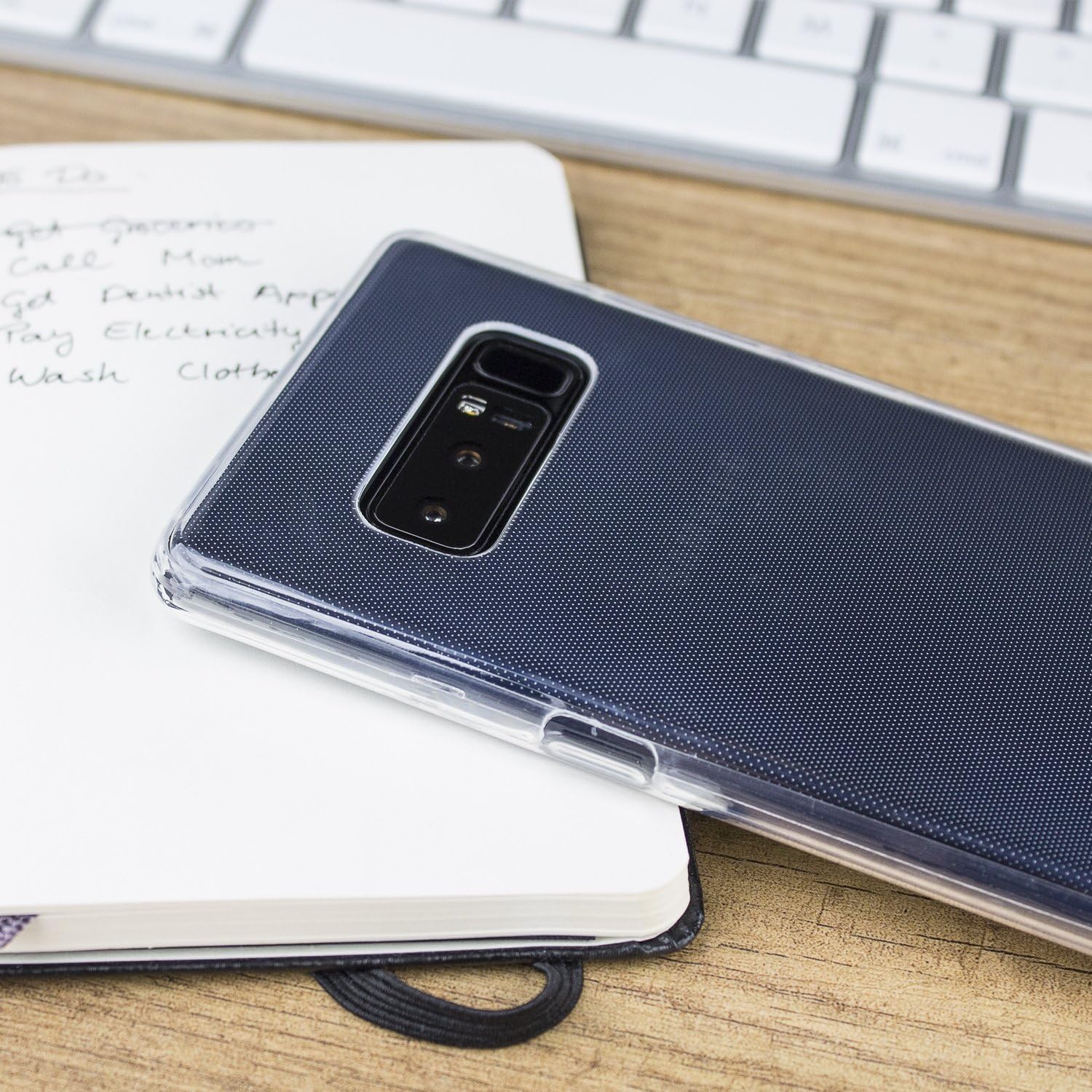 Olixar Funda de protección completa 360 para Samsung Galaxy Note 8, cubierta de cuerpo completo, protección delantera y trasera, diseño delgado