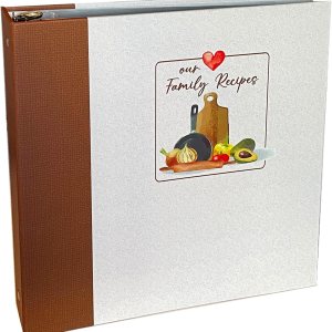 Imprime tu propio libro de recetas familiares – Carpeta de recetas con páginas de recetas de tamaño completo, fundas de plástico y separadores de Imprime tu propio libro de recetas familiares – Carpeta de recetas con páginas de recetas de tamaño completo, fundas de plástico y separadores de