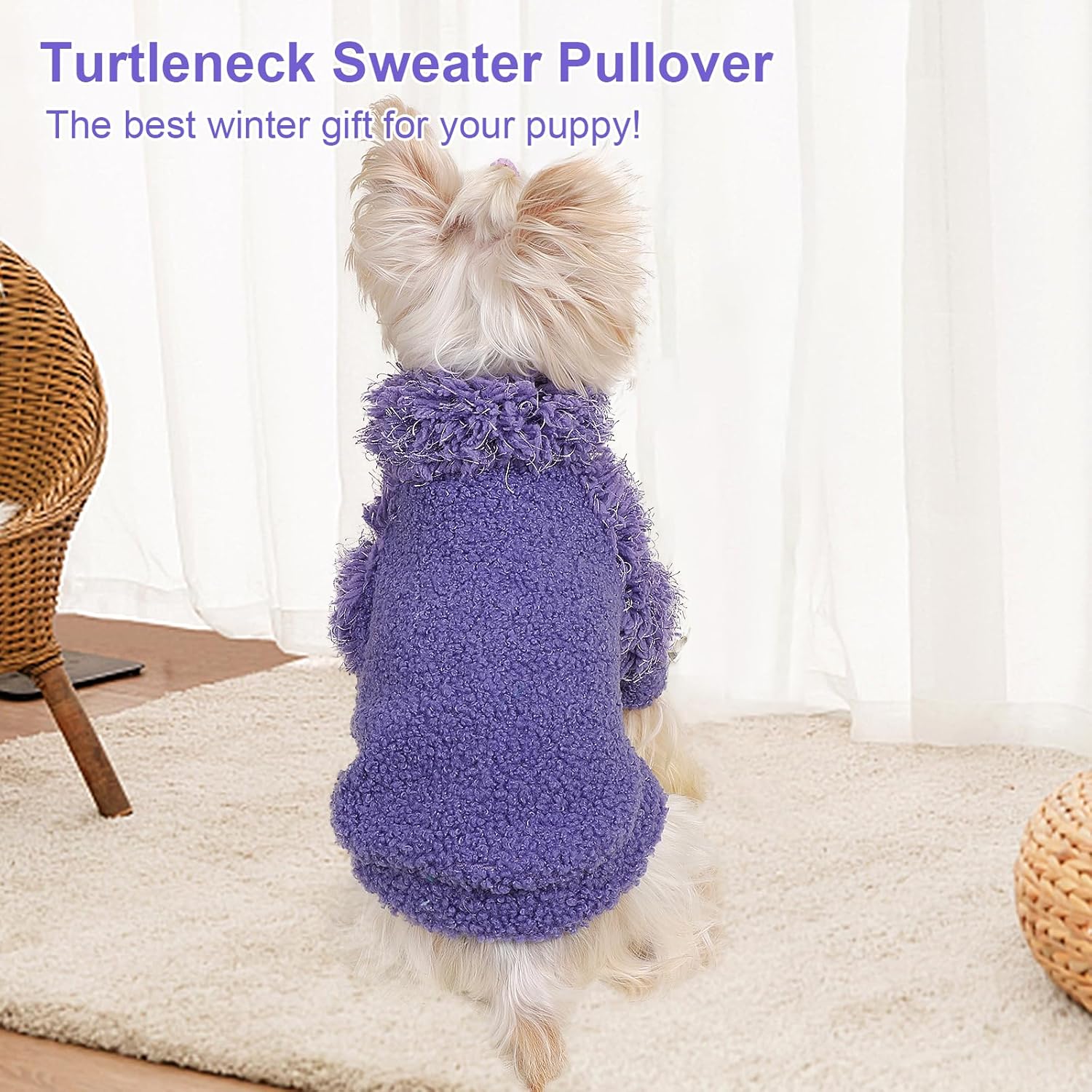 Ropa para cachorros para perros pequeños, hembras y niños, suéter de invierno para perros pequeños, chaqueta para perro, ropa cálida para mascotas,