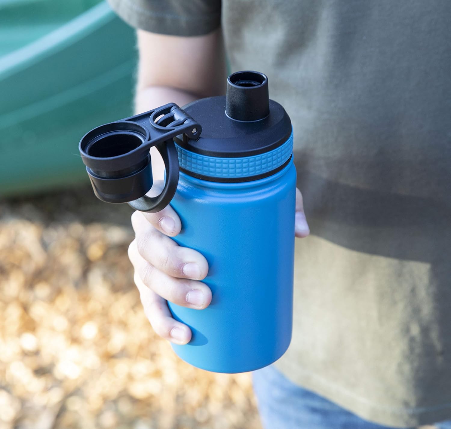 MIRA Botellas de agua de boca ancha con tapa de boquilla, compatibles con múltiples tamaños de botella MIRA Sierra 12 onzas, 24 onzas, 32 onzas y 40