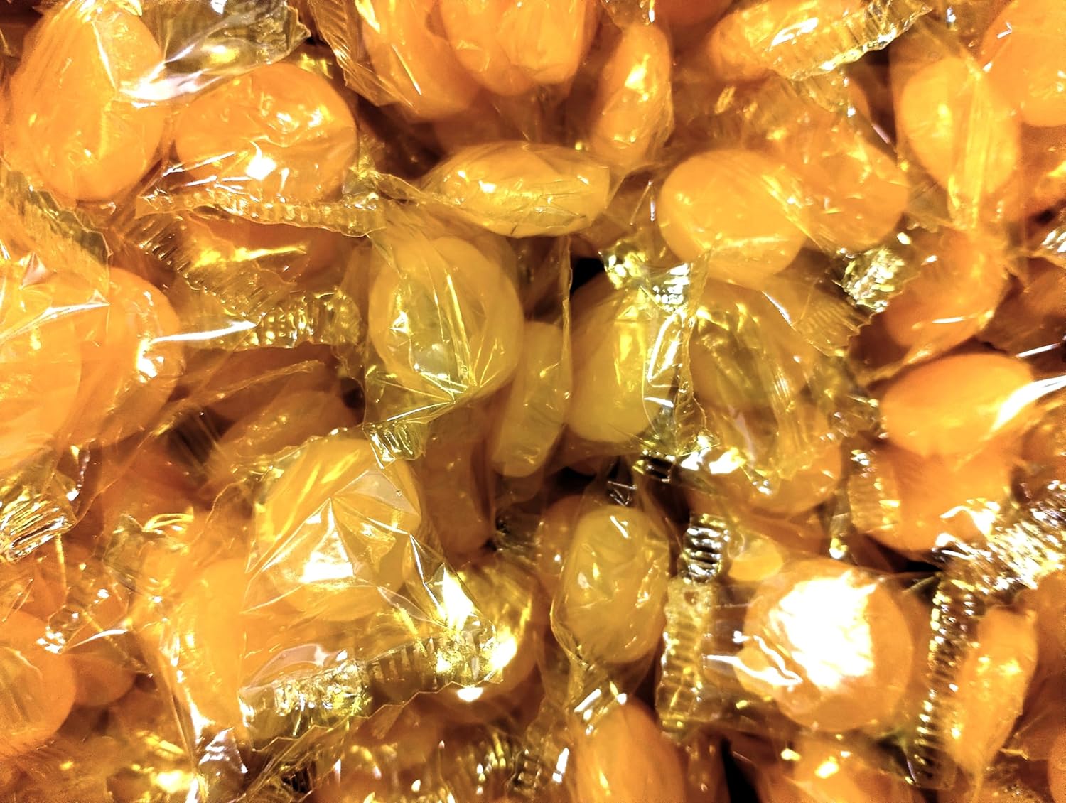 Discos de caramelo de mantequilla – 2 libras de dulces duros recién envueltos individualmente