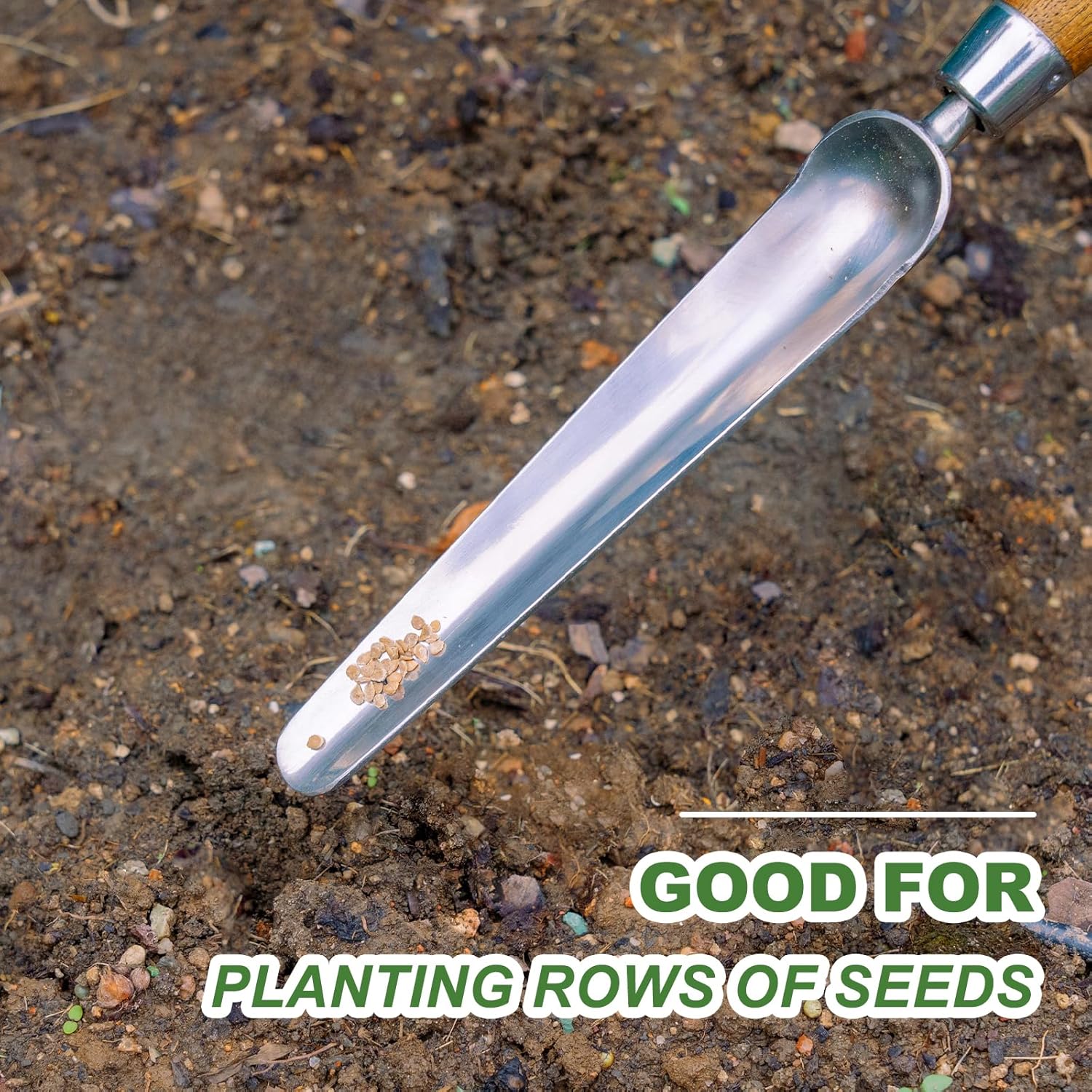 Seeding Widger, desbrozadora manual de acero inoxidable de 60 pulgadas con buen apalancamiento para tirar fácilmente de malezas grandes, extractor