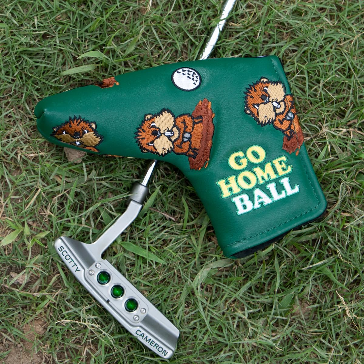 Barudan Golf Groundhog Golf Driver Head Cover Headcover 3 Wood Cover Hybrid Headcover Putter Head Cover -Fairway Rescue Wood Head Cover fits for