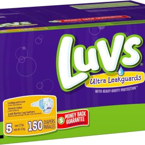 Luvs pañales, talla 5 pañales 80 unidades Luvs pañales, talla 5 pañales 80 unidades