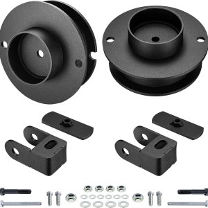 BDFHYK Kit de nivelación delantera de 2 pulgadas para Ram 2500 3500, soportes de reubicación de amortiguadores espaciadores compatibles con Ram BDFHYK Kit de nivelación delantera de 2 pulgadas para Ram 2500 3500, soportes de reubicación de amortiguadores espaciadores compatibles con Ram