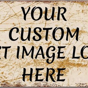 Letreros de estaño personalizados vintage, letreros de metal retro personalizados, diseña tu propia placa de metal con foto de texto con imagen para Letreros de estaño personalizados vintage, letreros de metal retro personalizados, diseña tu propia placa de metal con foto de texto con imagen para