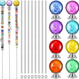 Paquete de 8 varitas de estacas de cuentas para jardín de hadas DIY incluye 8 varillas roscadas de 832 pulgadas y 12 pulgadas, 8 tuercas hexagonales Paquete de 8 varitas de estacas de cuentas para jardín de hadas DIY incluye 8 varillas roscadas de 832 pulgadas y 12 pulgadas, 8 tuercas hexagonales