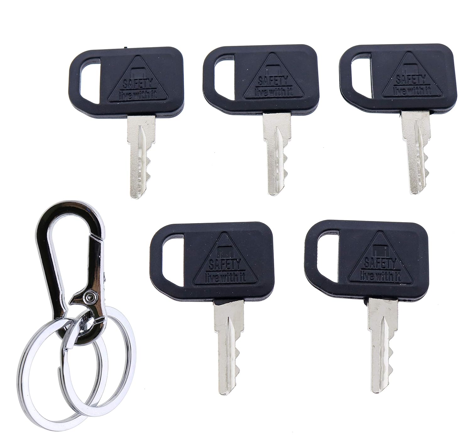 JEENDA 5 llaves de encendido AM131841 para John Deere 300 400 GT GX LX Series 130 160 165 Gator 4X2 6X4 Gator Key