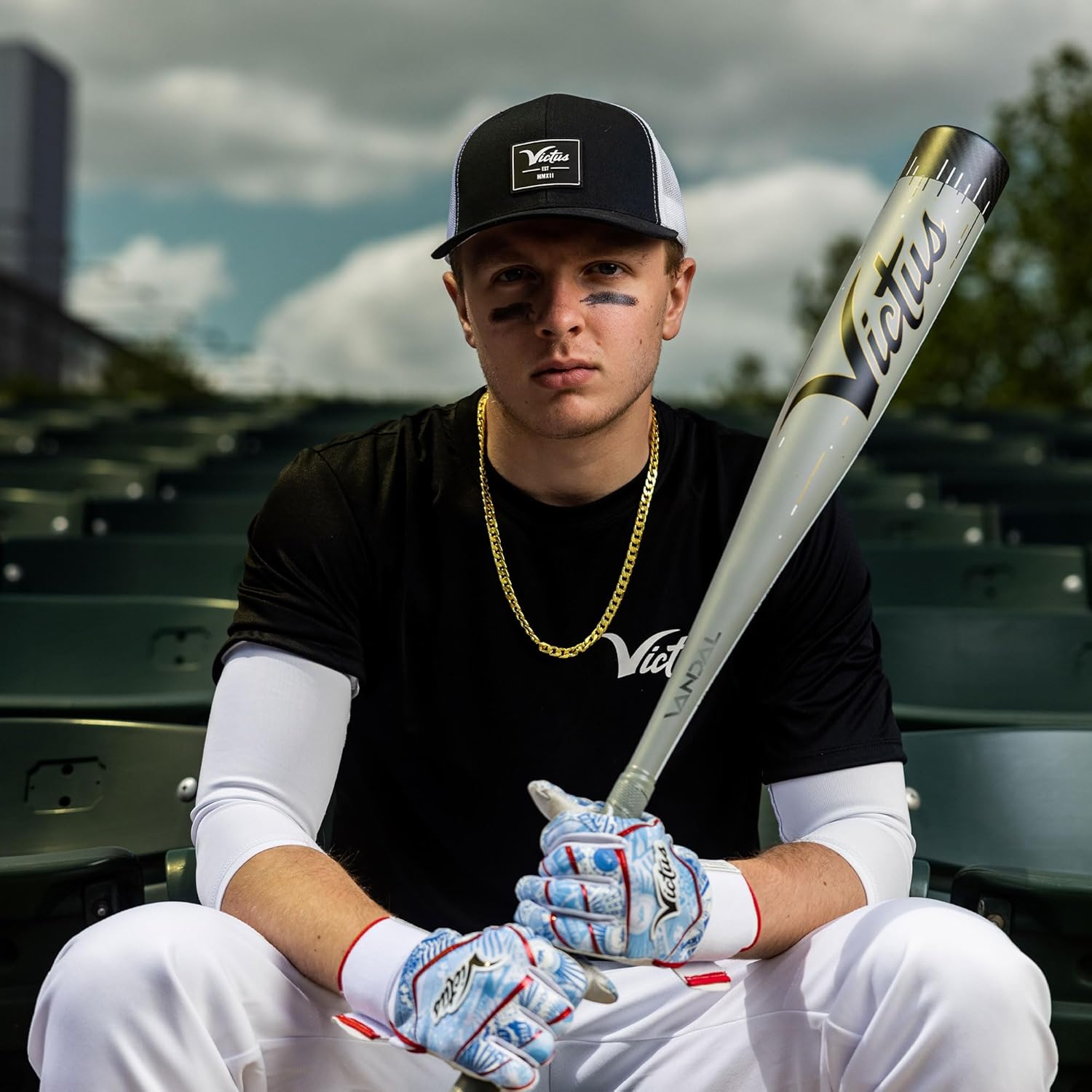 Victus Vandal Lev 3 BBCOR -3 Bate de béisbol de metal, barril de 2 58 pulgadas