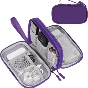 FYY Organizador electrónico, organizador de cables de viaje, bolsa de transporte para accesorios electrónicos, portátil, impermeable, doble capa, FYY Organizador electrónico, organizador de cables de viaje, bolsa de transporte para accesorios electrónicos, portátil, impermeable, doble capa,