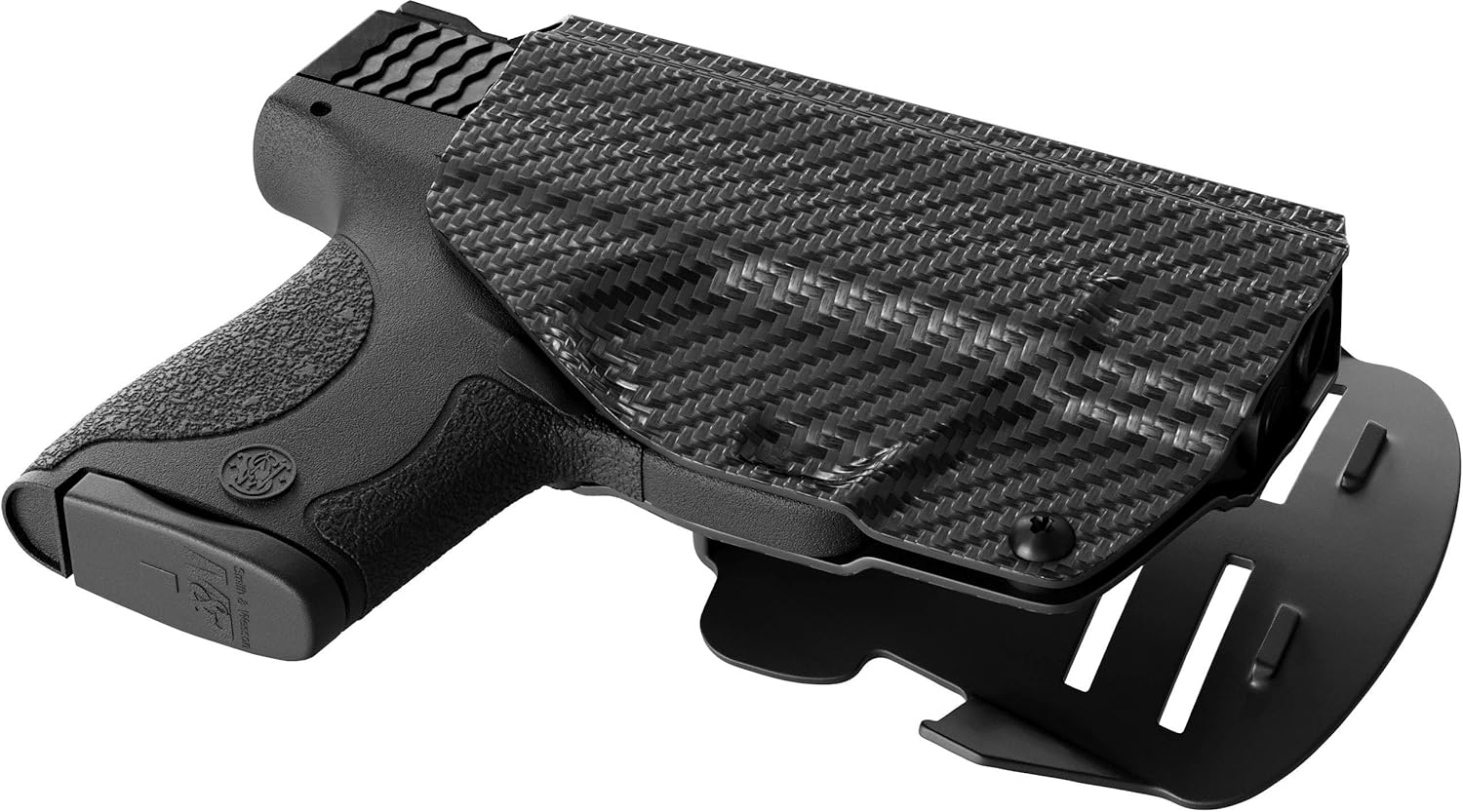 We The People Holsters – Fibra de carbono – Cinturón exterior abierto – Funda OWB Kydex – Conduccióninclinaciónretención ajustable
