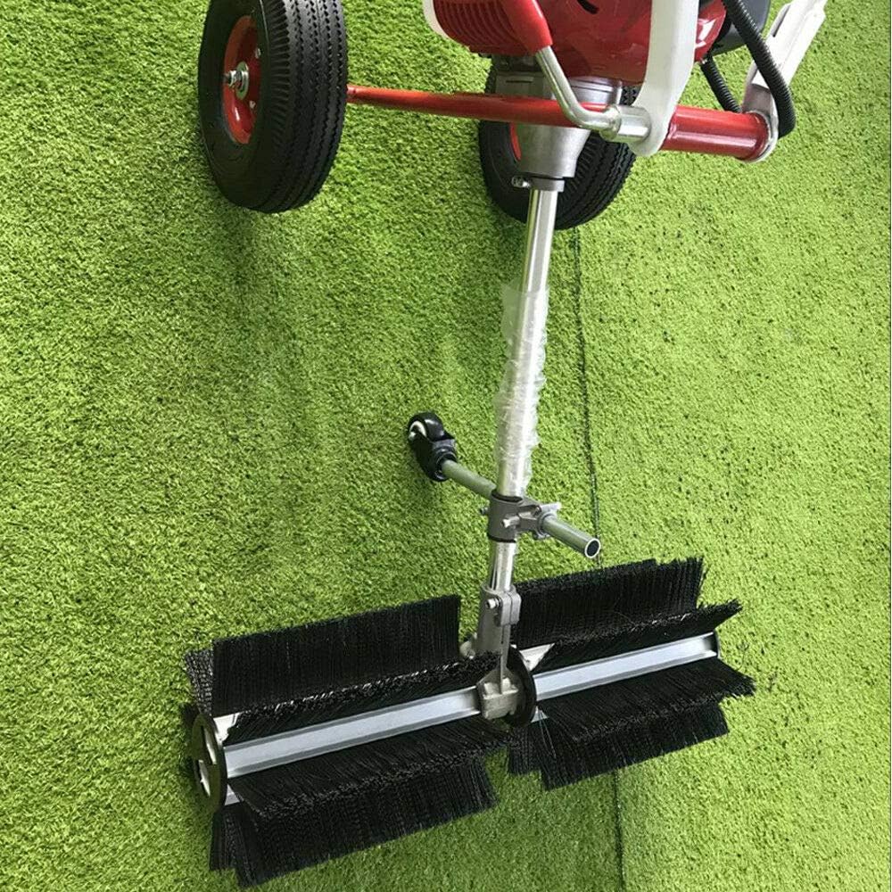 Barredora industrial de empuje manual de 2 tiempos de 1.7HP – Potencia de gas de 43 CC con sistema de refrigeración por aire – Limpiador portátil