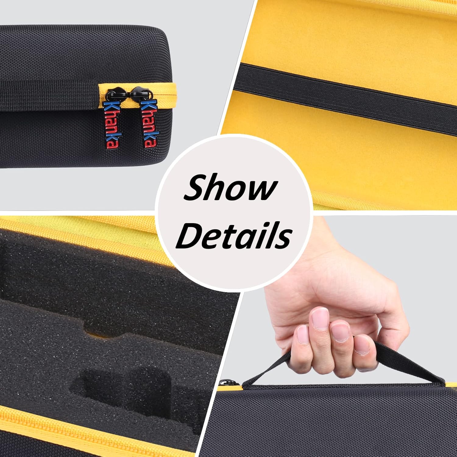khanka Estuche rígido para Dewalt DCGG571M1DCGG571B kit de pistola de grasa + estuche rígido para DEWALT DCF682N1DCF680N2 8V MAX kit de