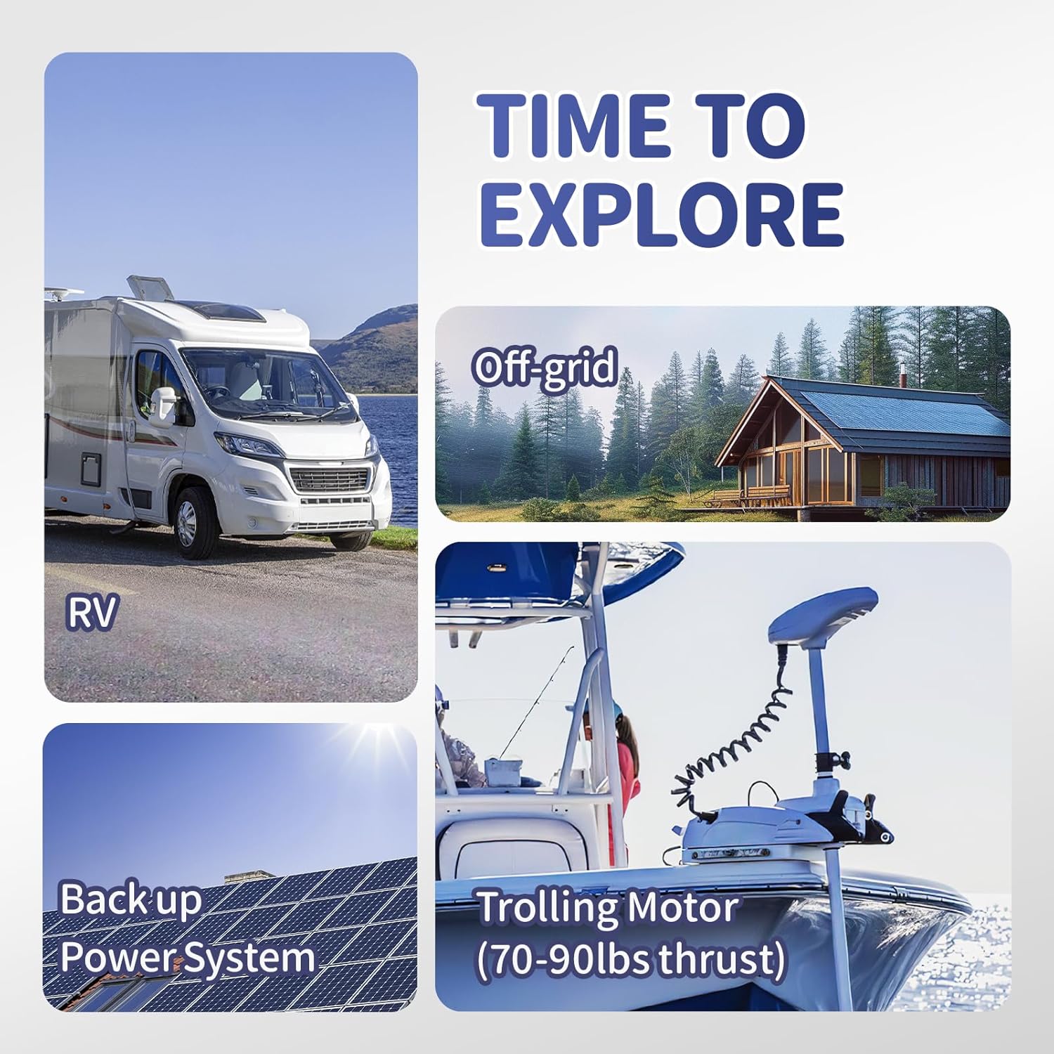 Batería LiFePO4 de 24 V 100 Ah, batería de litio de 2.56 kWh, BMS de 100 A integrada, vida útil de 10 años con celdas LiFePO4 de grado A, perfecta