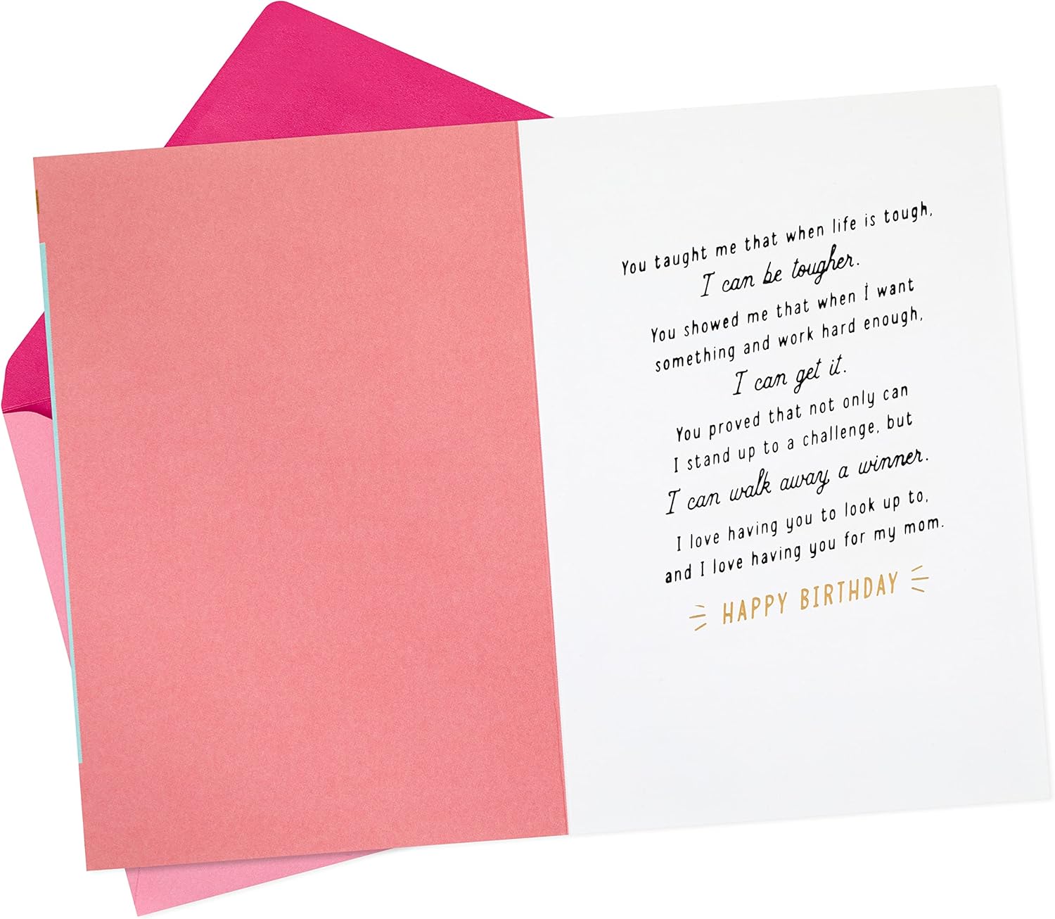 Hallmark Tarjeta de cumpleaños para mamá de hija (mujeres fuertes)