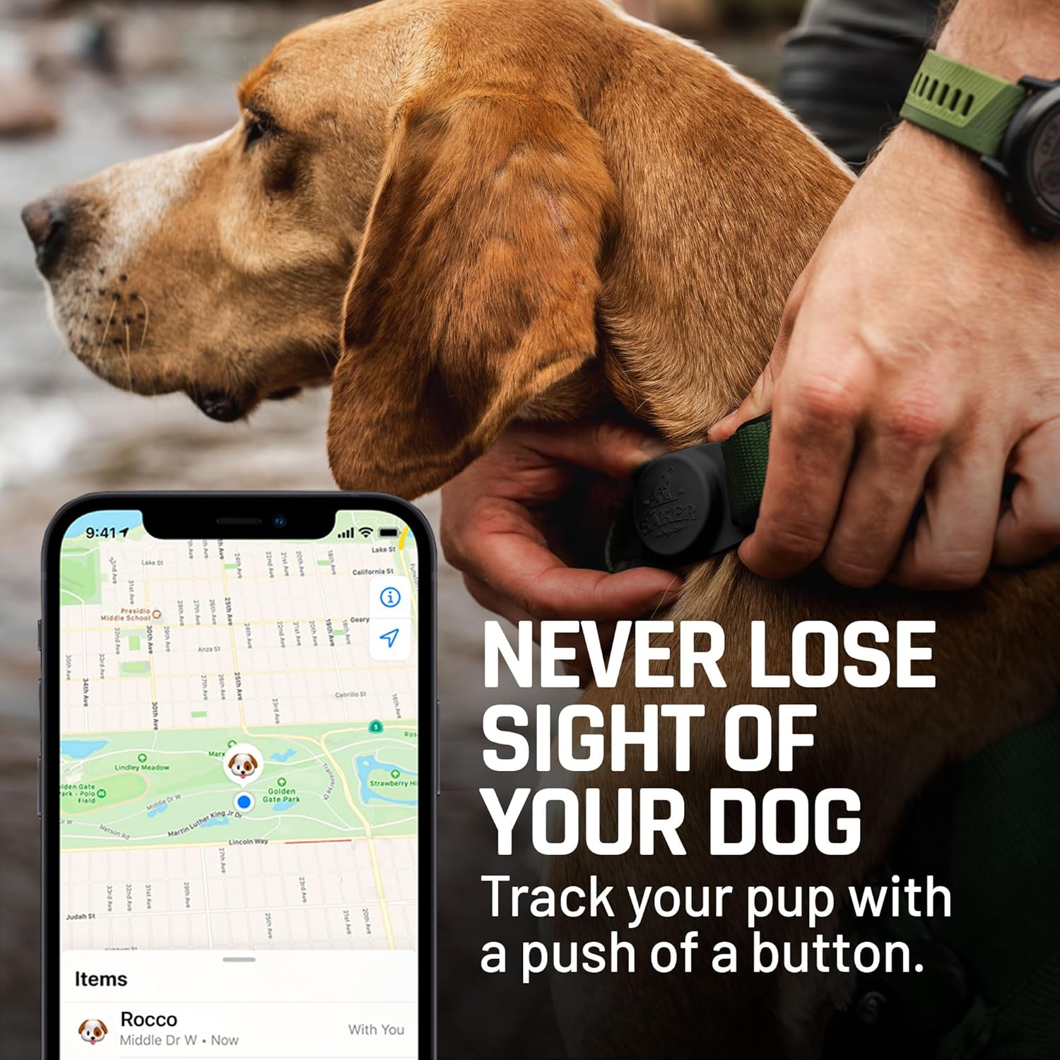 Mammoth Airtag – Soporte para collar de perro, fuerte soporte para Airtag para perro es la manera perfecta de rastrear GPS a tu perro, utiliza la