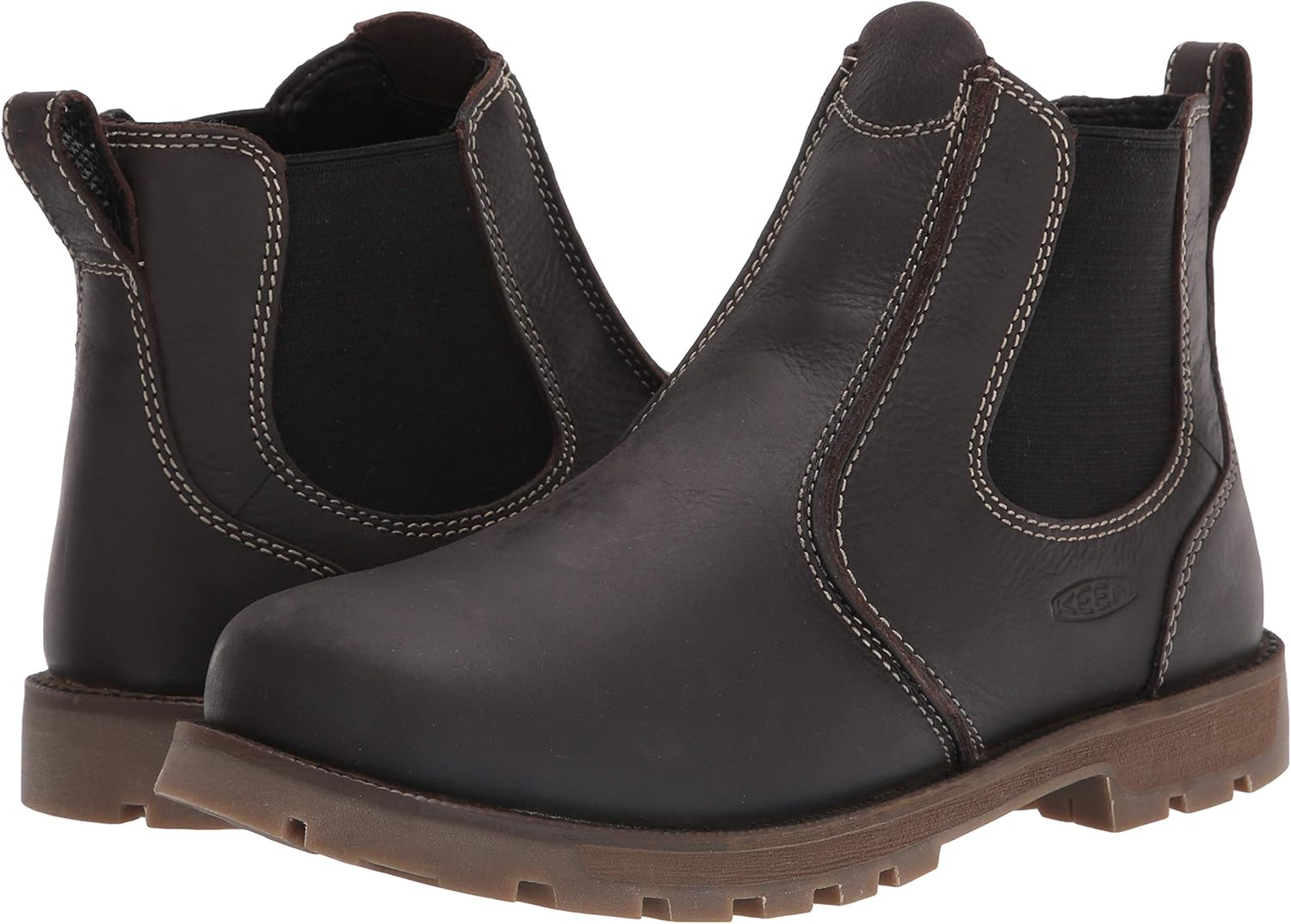 KEEN Utility Seattle Romeo – Zapatos de trabajo de cuero de altura media para hombre